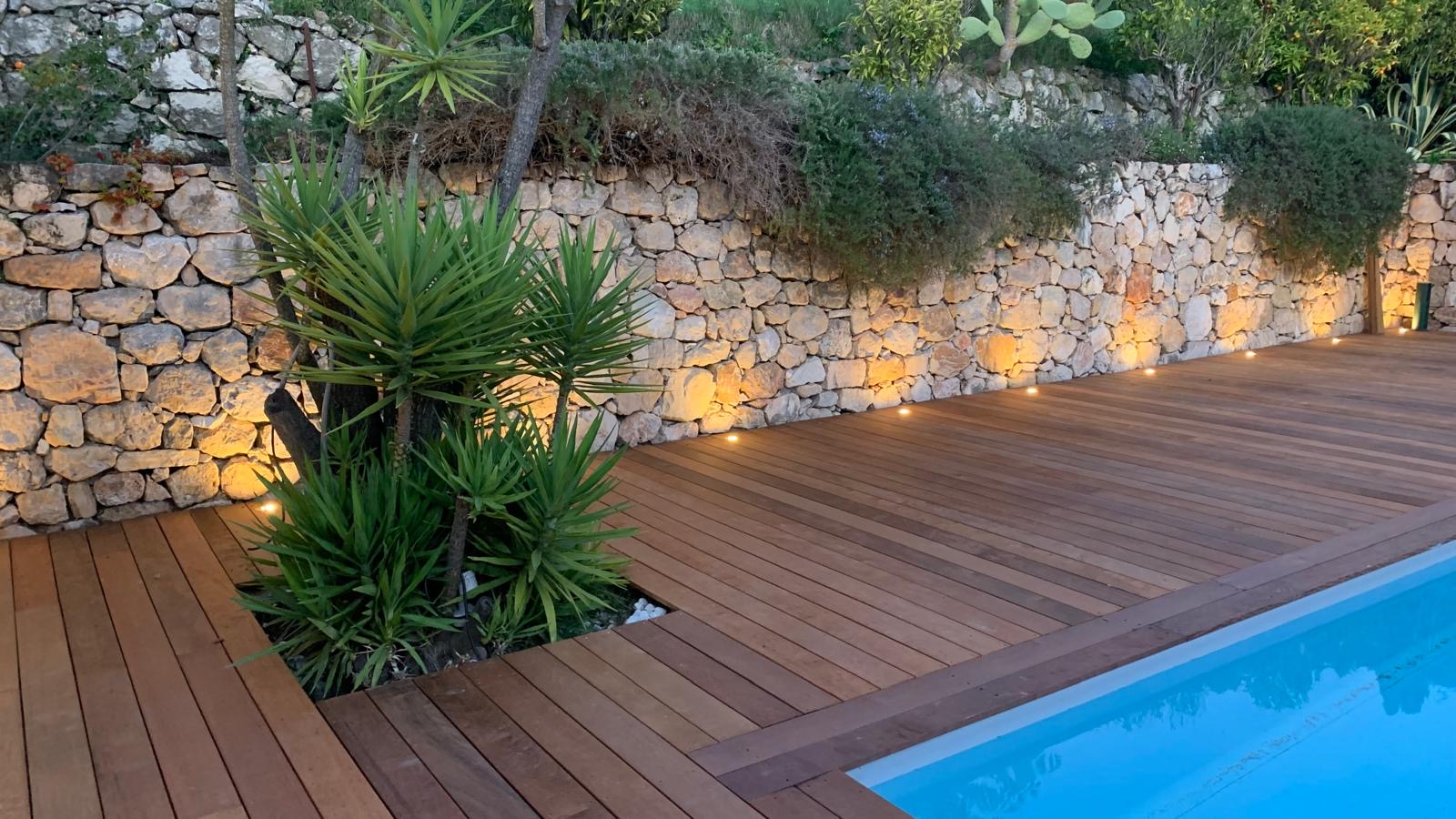 Terrasse en Itauba de 125m² en remplacement d'une terrasse en Teck de 25 ans à Nice