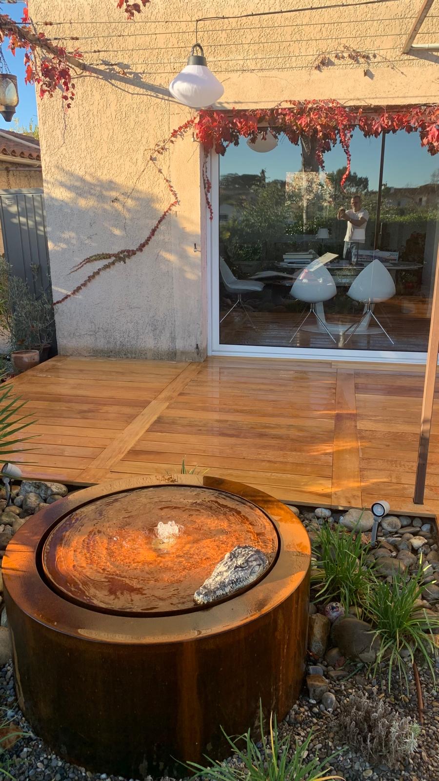 Terrasse en Garapa de 68m² à Mougins