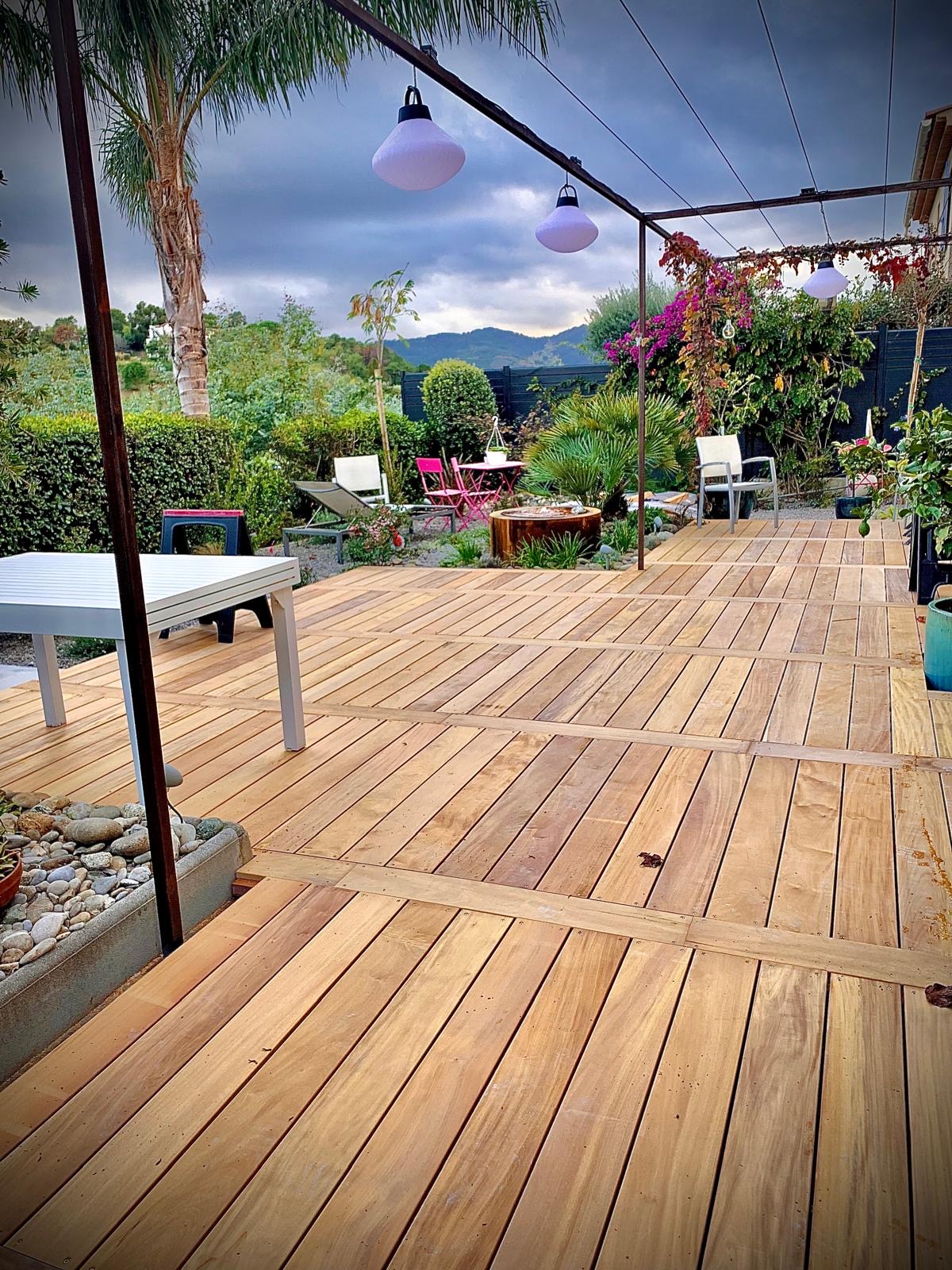 Terrasse en Garapa de 68m² à Mougins