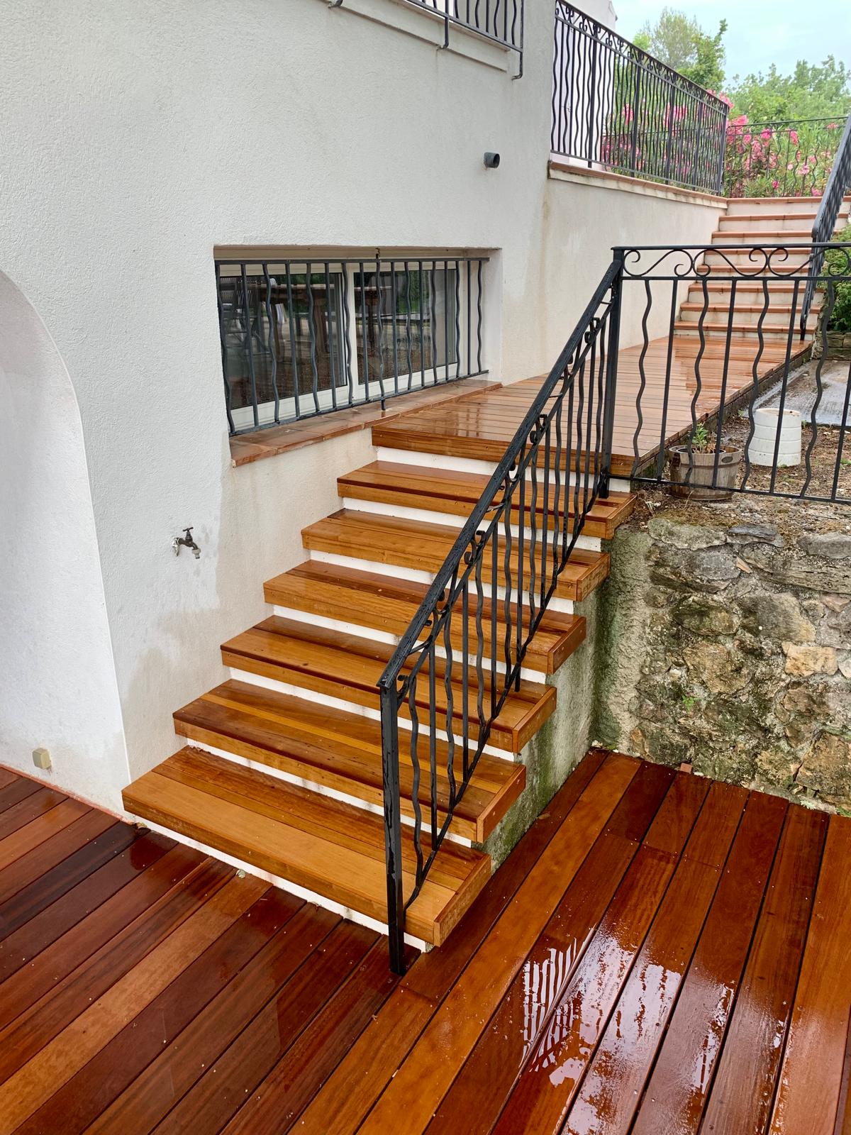 Terrasse en Itauba de 126m² à Brignoles
