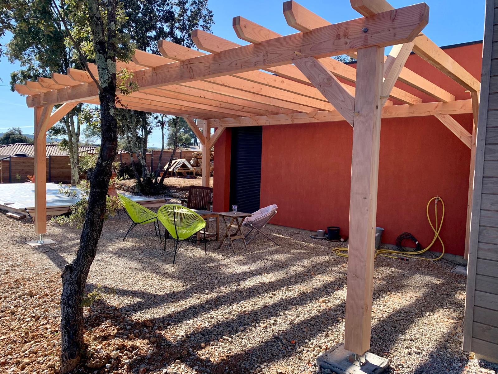 Pergola bois sur mesure